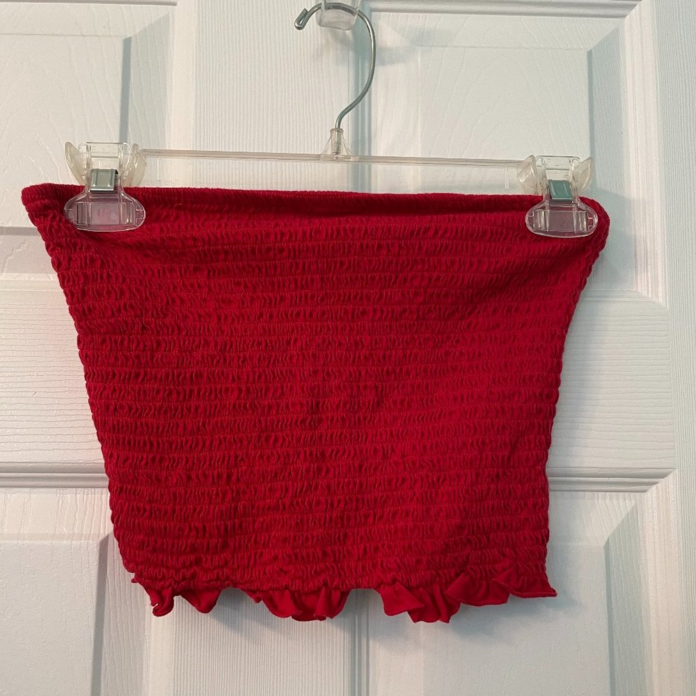 Red Garage Tube Top